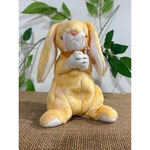 Ty Beanie Baby Grace The Bunny Plush Collectible Yellow 2000 With Tags
